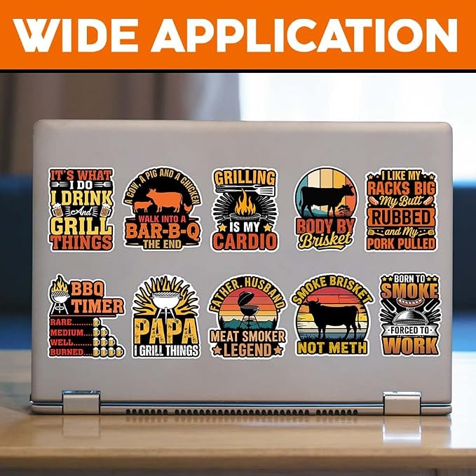 MAIANEY BBQ Grilling Sticker Pack - Image 2