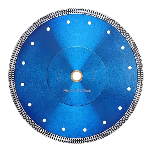 10" Diamond Porcelain Tile Saw Blade Cutting for Granite Marble Ceramic Tiles