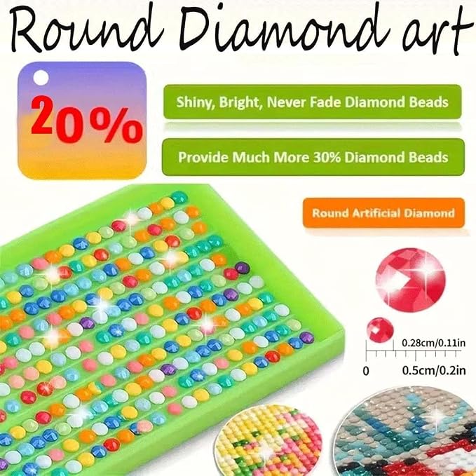 OJTOYART Cross-Angel Wings 5D Diamond Painting Kits - Image 7