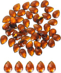 MECCANIXITY 50PCS Flat Back Acrylic Teardrop Gems 10x14mm Artificial Rhinestones by MECCANIXITY