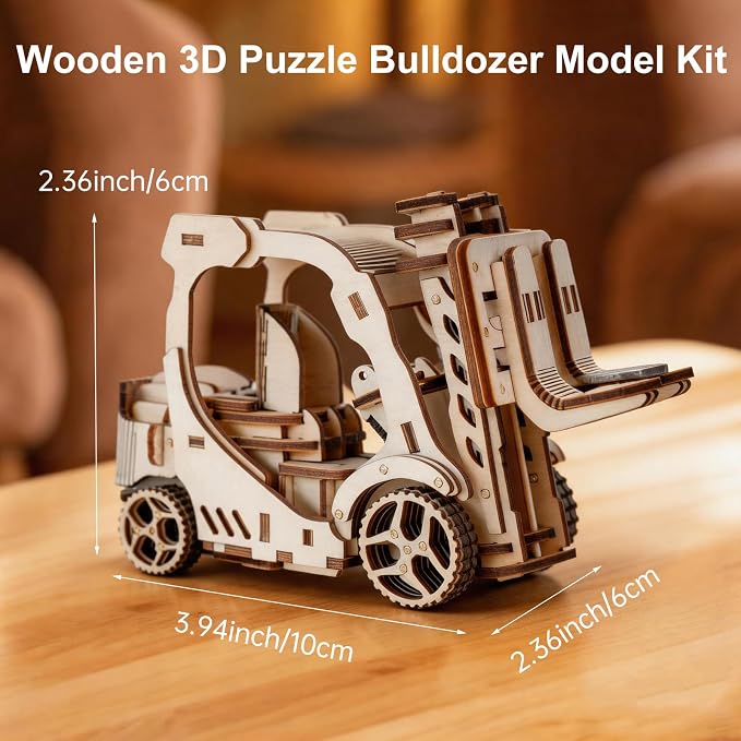 Wooden 3D Puzzle, Creative DIY Model Building Kit - Image 2