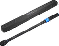1/2-Inch Drive Click Torque Wrench, Dual-Direction Click Professional Torque Wrench 25-250FT.LB/33.9-339N.M, Dual Range Scales Graduated in FT.LB and N.M, Blue