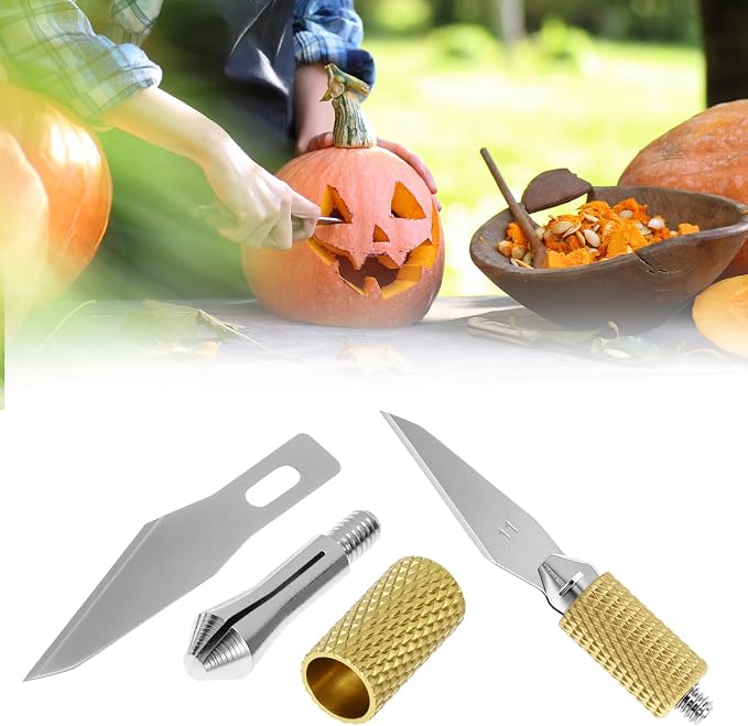 QWORK Pyrography Wood Burning Tips – 23Pcs Multifunctional Copper Crafting Set - Image 3