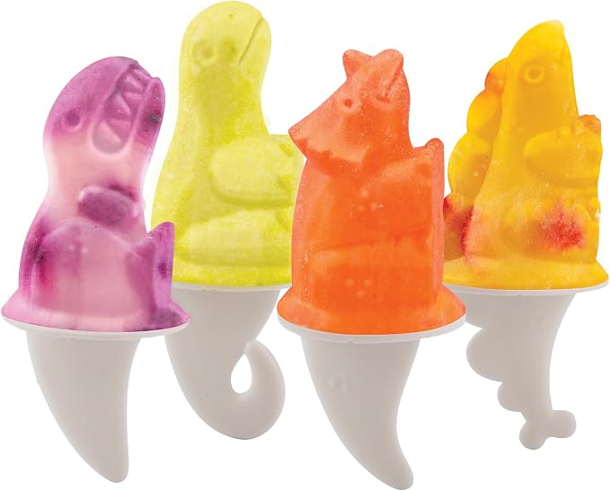 Tovolo, Freezer Pop Molds Dinos Set 4 by Tovolo