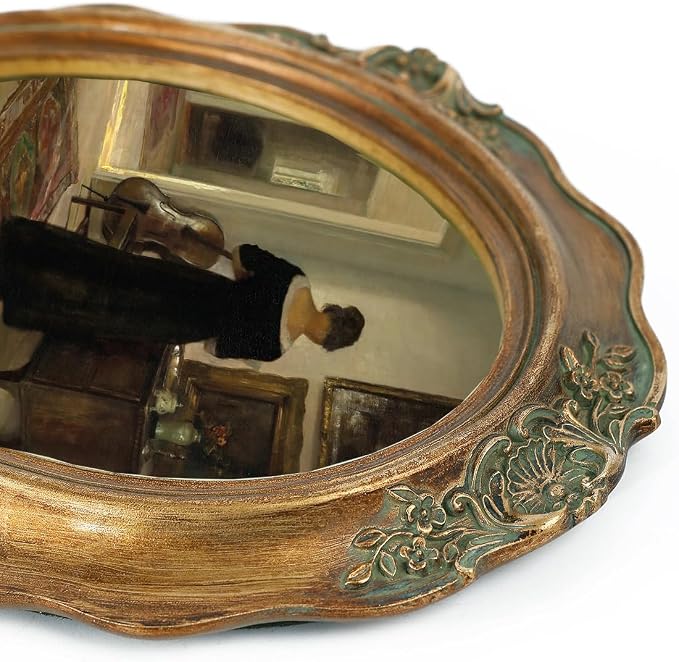 SIKOO Vintage Picture Frames 5x7 Oval Picture Frame Tabletop and Wall Mount - Image 7