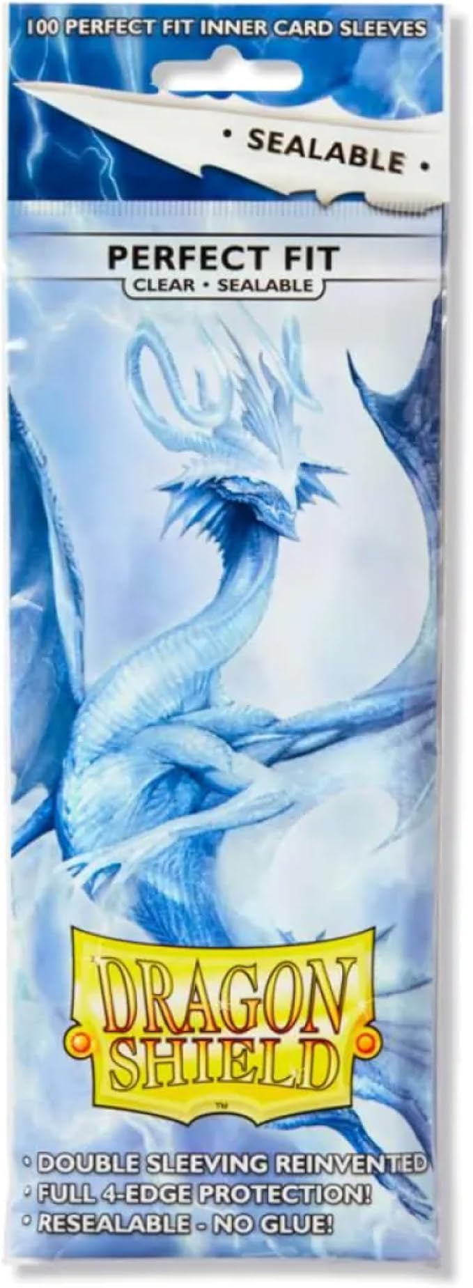 Dragon Shield Sealable Inner Card Sleeves Standard Size – PVC-Free by DragonShield