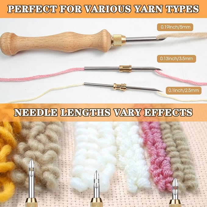 4 Sets of Punch Needle Kit - Image 6
