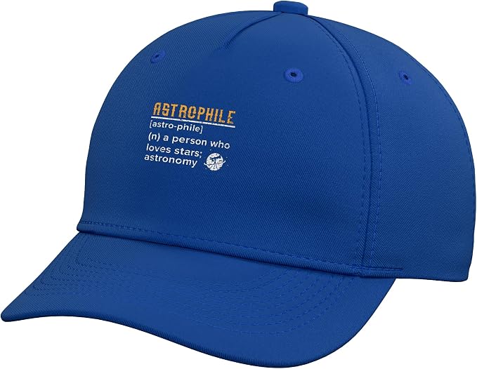Astrophile Astronomy Astronomer Constellations Telescope Adjustable Baseball Hat by Unknown