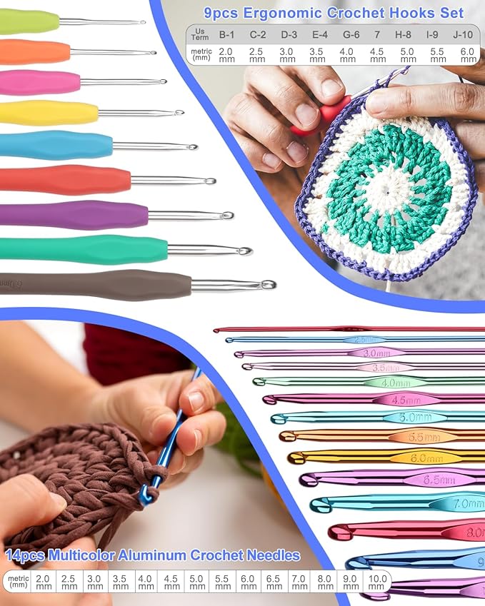 Aeelike Crochet Kit for Beginners Young and Old, First Crochet Kit for Adults - Image 2