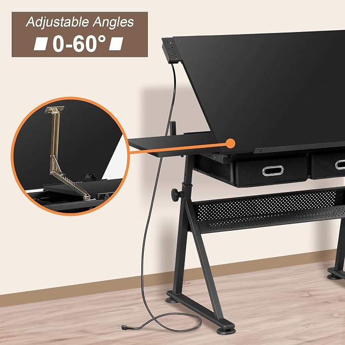 ZENY Adjustable Drafting Table - Image 3