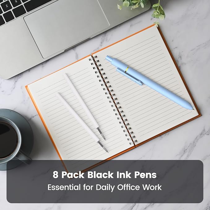 8 Pack Gel Pens, Smooth Writing, Long-Lasting Ink, Stress Relief Pens - Image 8