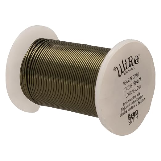 The Beadsmith Wire Elements 16-Gauge Lacquered Tarnish-Resistant Copper Wire by TheBeadsmith