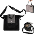 Collapsible Rock Collection Bag Foraging Pouch, Adjustable Waistband Mesh Bag by Shinylin