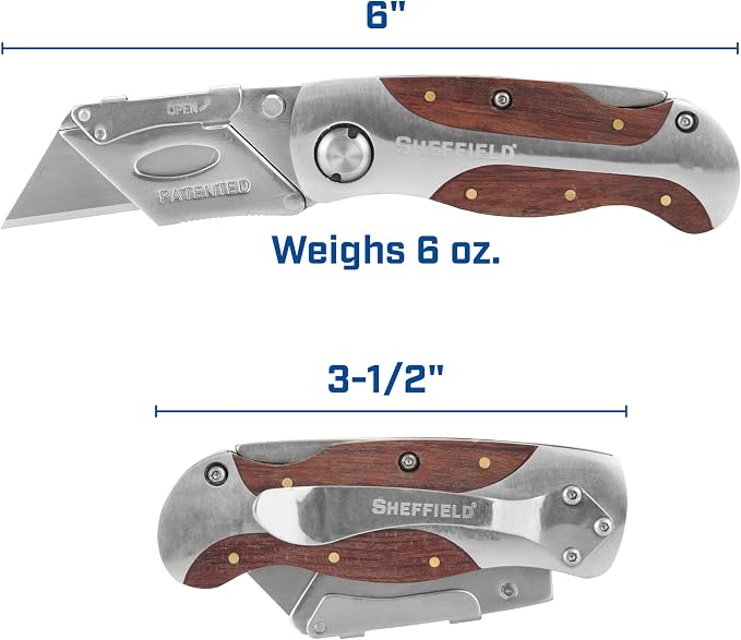 Sheffield 12818 Folding Utility Knife - Image 7