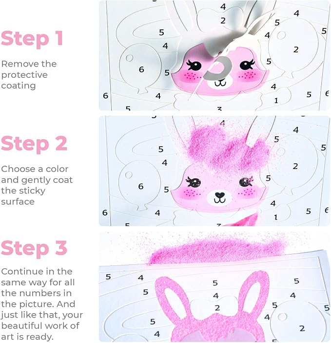 ALEXES Sand Art Kits for Kids – Sand Coloring Kit - Image 2