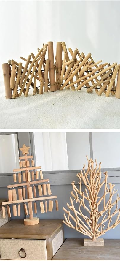 Natural Driftwood Pieces, Unfinished Wooden Sticks - Image 7