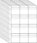 120 Pocket Coin Binder Pages 2.44" Collection Album Holder 10 Pcs | OSOPOLA by OSOPOLA