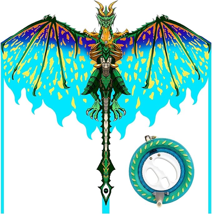 Dragon Kite for Kids & Adults by MintsColorfulLife