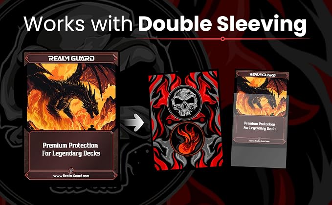 100ct Textured Matte TCG/MTG Card Art Sleeves - Image 4