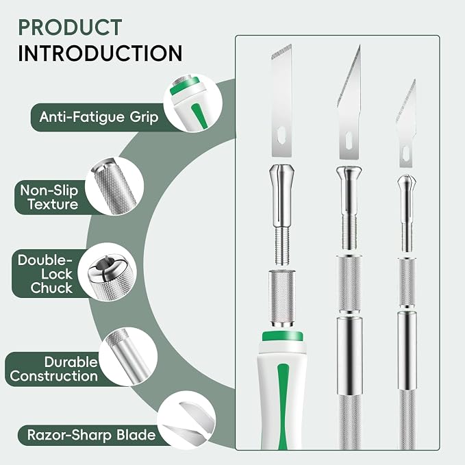16 Pcs Professional Craft Knife Set, Precision Craft Knife - Image 7