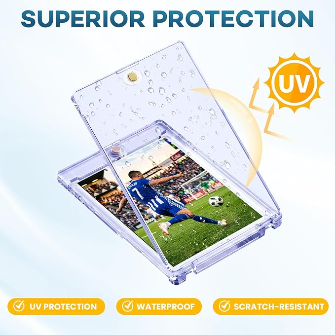 128ct Magnetic Card Holders, 35pt One Touch Card Holder, U-V Protection Hard - Image 7