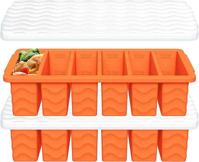 1/2 Cup Silicone Freezer Molds by Aopigavi
