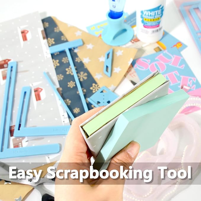 UPTTHOW 6Pcs Bookbinding Easy Scrapbooking Tool - Image 2