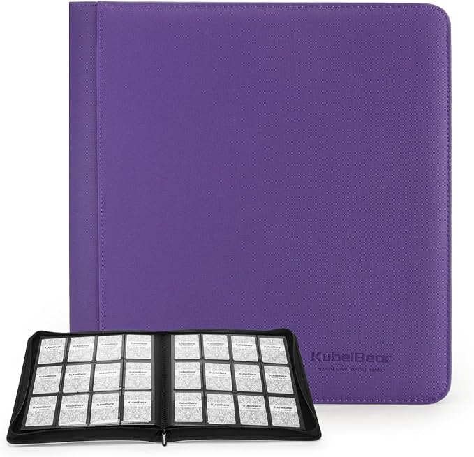Card Binder – 720 Capacity, Zippered Trading Card Holder by Unknown