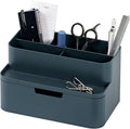 BLUE GINKGO Compact Desk Organizer – Small 5-Compartment, Half Drawer Storage – by BLUEGINKGO