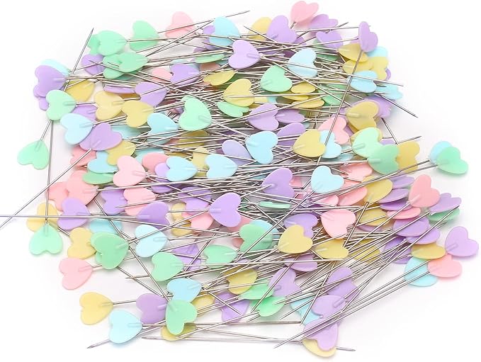 Elisel 200 pcs Multicolor Straight Pins Straight Quilting Pins Craft - Image 5
