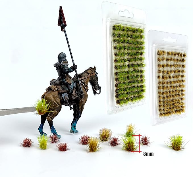 Woohome 208 PCS Static Grass Tuft Model Grass Tufts Terrain Model Kit Resin - Image 3