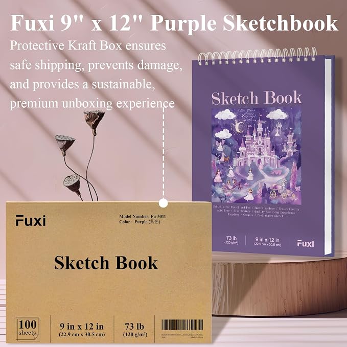 Purple Sketch Book for Women - Image 6