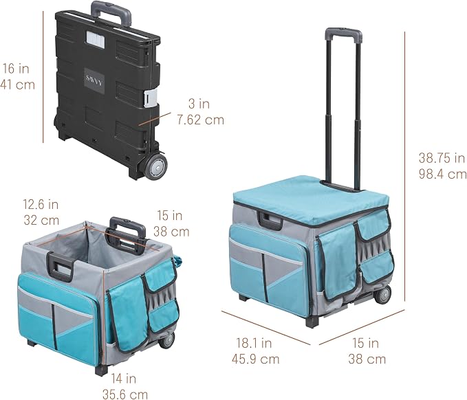 Mobile Folding Utility Cart - Image 2
