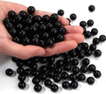 60pcs Black 16mm Pearl Beads by chuyau