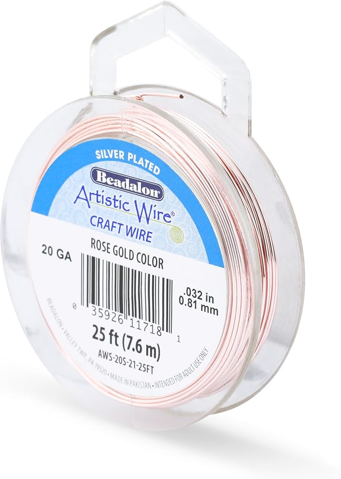Artistic Wire, 20 Gauge Silver Plated Tarnish Resistant Colored Copper Craft by ArtisticWire
