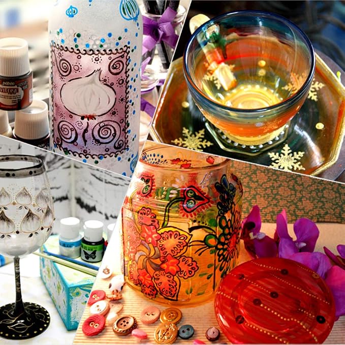 Bearals Glass Paint, Stained Glass Painting, Non-Toxic Glass Paint - Image 7