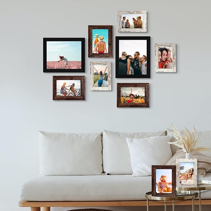 LUCKYLIFE Picture Frame Set 10-Pack, Gallery Wall Frame Collage - Image 4