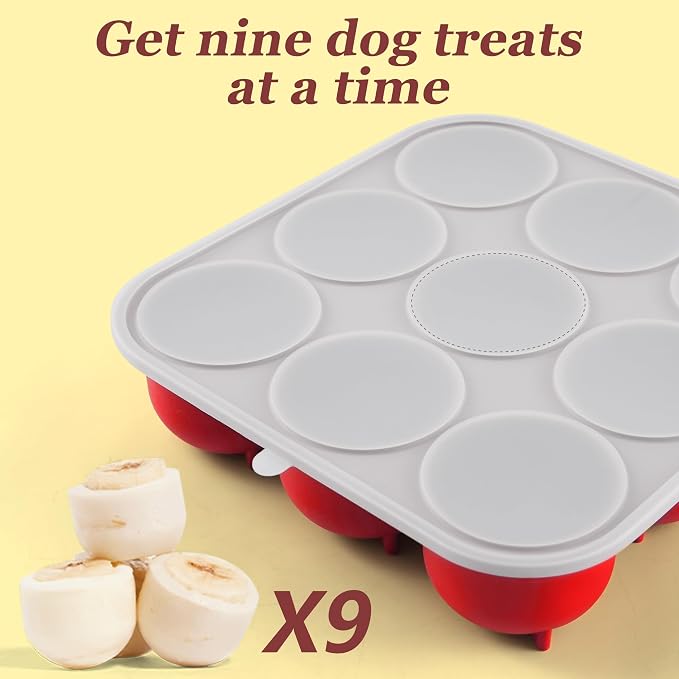 9-Cavity Silicone Frozen Dog Treat Mold - Image 5