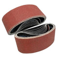 KonaFlex Sanding Belts 20 Pack 3x18 Inch Belt Sander Paper Aluminum Oxide with 60/80/120/150/240 Grits for Woodworking, Paint Sanding, Metalworking, Rust Removal