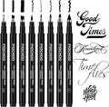 Piochoo Calligraphy Pens, 8 Size Calligraphy Pens by Piochoo