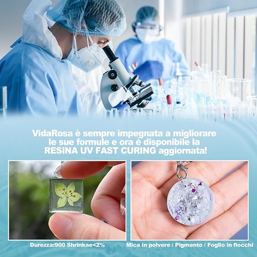 VIDA ROSA 200G UV Resin Upgraded Low Viscosity and Low Shrinkage Kit - Image 5