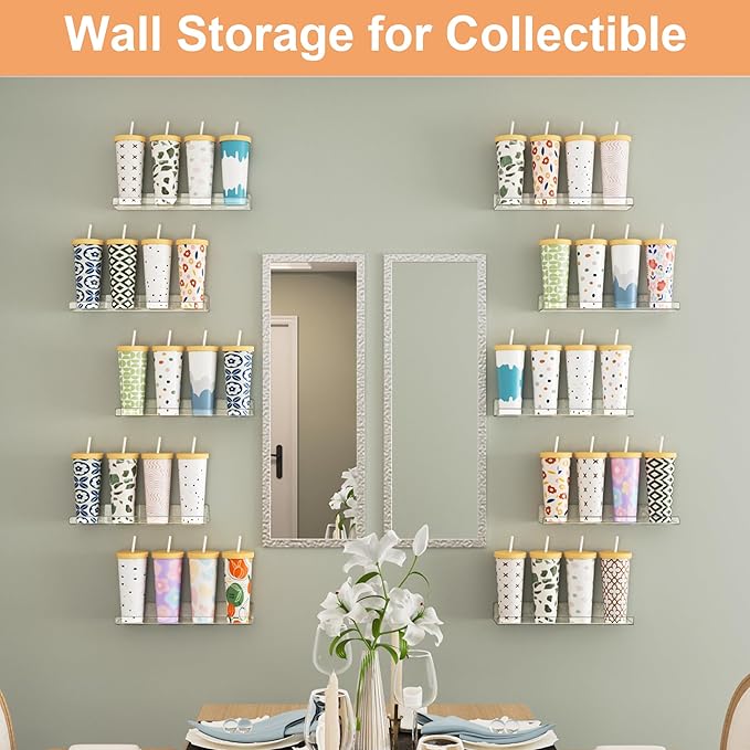 upsimples 10 Pcs 15" Acrylic Shelves - Image 5