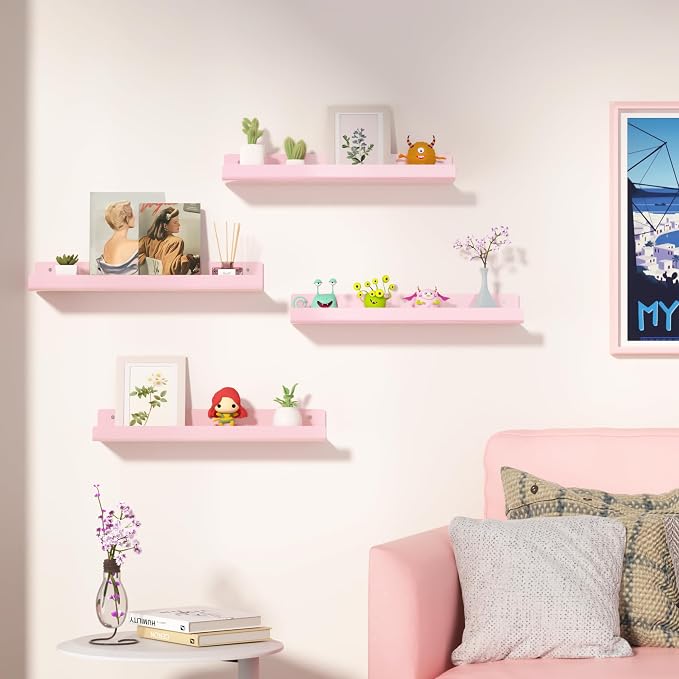 upsimples 4 Pcs 15" Acrylic Shelves - Image 2