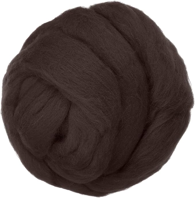 PATIKIL Wool Roving Yarn, 150G/5.3OZ Soft Felting Wool Pure Chunky Roving Yarn by PATIKIL