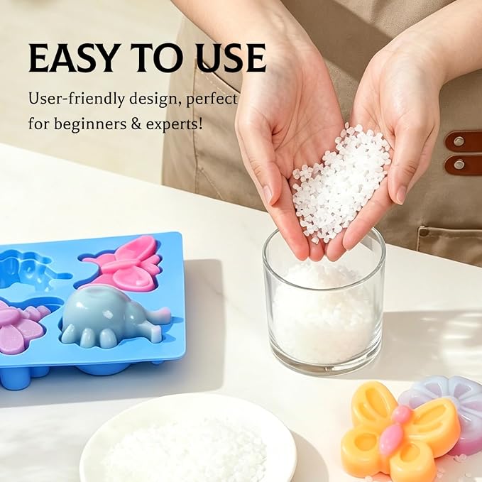 SJ Silicone Soap Molds, 2 Pack Insect Shape Molds - Image 7
