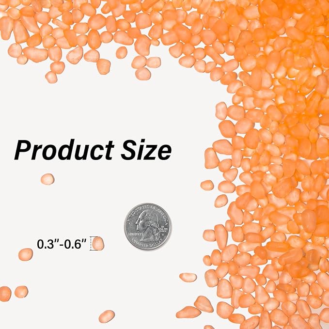 QEQEKAKA Sea Glass Stones for Crafts About 2.75LB Glass Pebbles Gemstones Bulk - Image 5