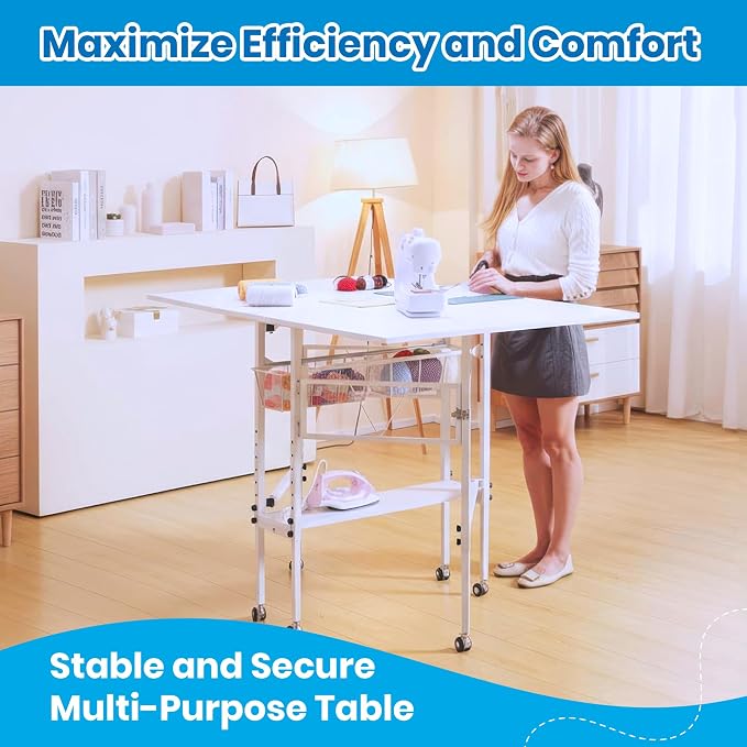 Sew Ready Folding Sewing Craft Table - Image 5
