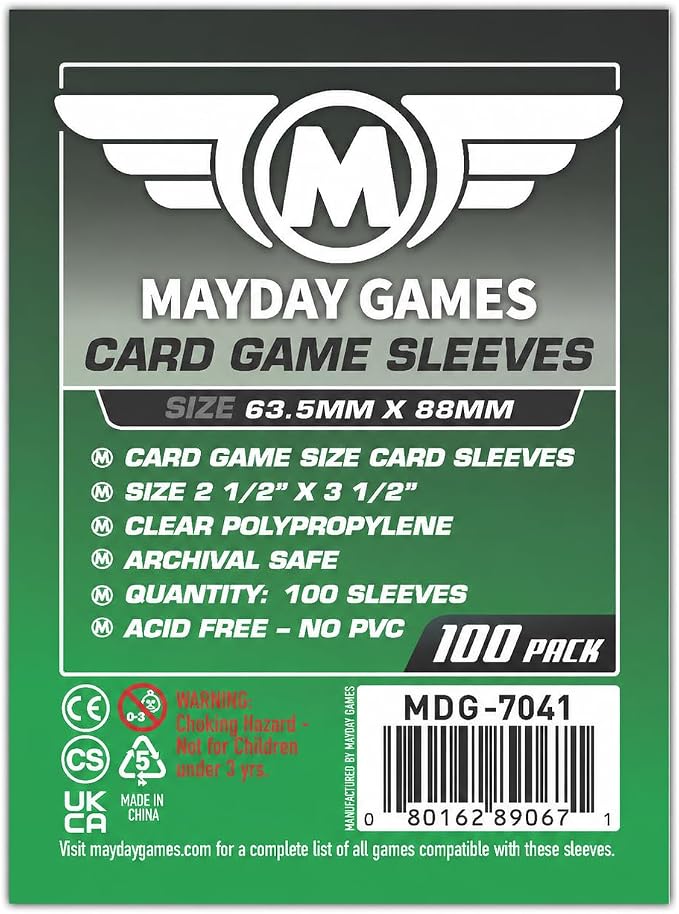 Mayday Games Legendary Game Accessory- Standard Card Sleeve Bundle by MAYDAYGAMES