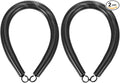 HARFINGTON 2pcs PVC Spring Tube Bender 26mm OD 520mm Long A Type Conduit Pipe Bender Bending Spring for Pipe Bending Devices in Home Hydropower, Black
