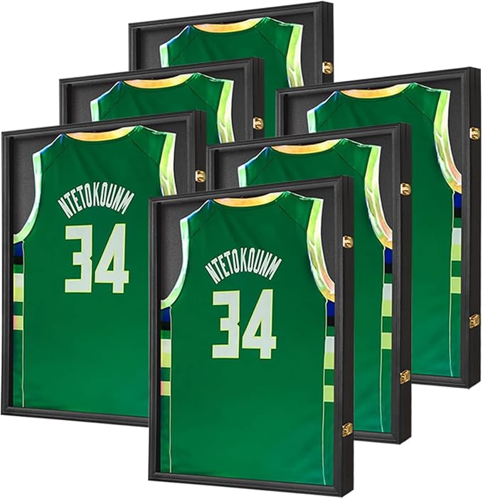 IHEIPYE Jersey Frame Display Case 6 Pack by IHEIPYE